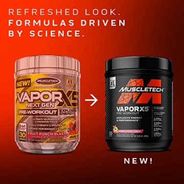 MuscleTech Vapor X5 Pre-Workout for Optimal Energy