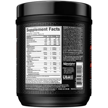 MuscleTech Vapor X5 Pre-Workout for Optimal Energy