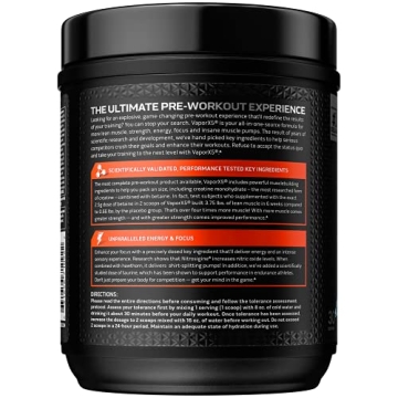 MuscleTech Vapor X5 Pre-Workout for Optimal Energy