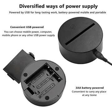 3D Star Wars Night Light - 7 Color Changing Lamp