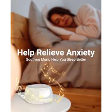 Jack & Rose White Noise Machine Baby, Baby Sound Machine Kids with Night Light, Portable White Noise...