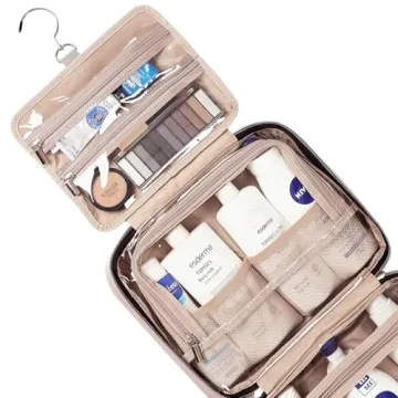 NISHEL Travel Toiletry Bag for Organized Travelers
