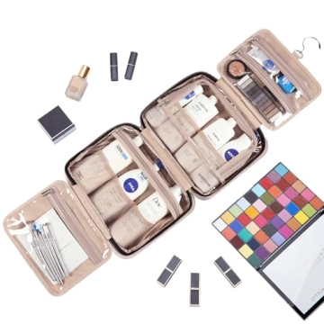 NISHEL Travel Toiletry Bag for Organized Travelers