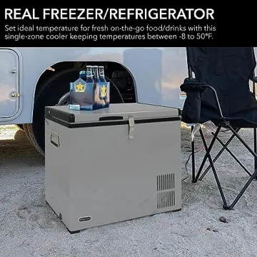 Whynter 45 Quart Portable Refrigerator Freezer for Camping