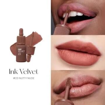 Peripera Ink the Velvet Lip Tint - Nutty Nude & Moisturizing Formula