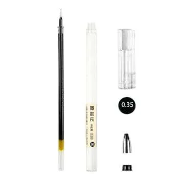 Liquid Ink Rollerball Pens - Quick-Drying, 0.38 mm