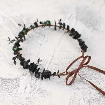 KorViSHOW Handmade Flower Crown - Elegant Bohemian Headpiece