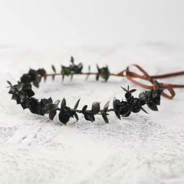 KorViSHOW Handmade Flower Crown - Elegant Bohemian Headpiece