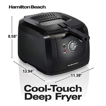 Hamilton Beach Electric Deep Fryer - 2 Liters Capacity