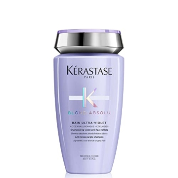 Kerastase Blond Absolu Ultra-Violet Purple Shampoo | For Lightened, Highlighted and Grey Hair | Neut...