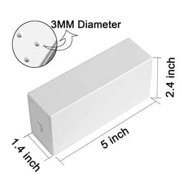 Fiezkaa Nail Drill Bits Holder Stand 30 Holes Dustproof Drill Bit Case Nail Salon Organizer and Storage Displayer Box for Acrylic Nail Drill Bit