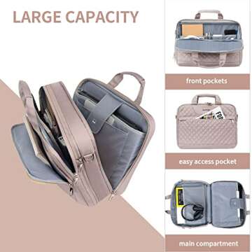 Stylish EMPSIGN 17.3 Inch Laptop Bag for Men & Women
