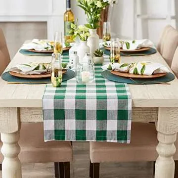 DII Buffalo Check Table Runner 14x72 for All Occasions