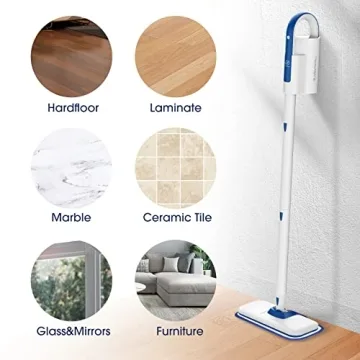 7 in 1 Steam Mop with Attachments,1800W Versatile Cleaner
