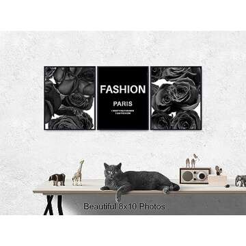 Glam Wall Art Print Set for Chic Home Decor