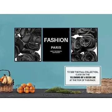 Glam Wall Art Print Set for Chic Home Decor