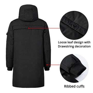 Pioneer Camp Men's Warm Winter Jacket for Cold Weather