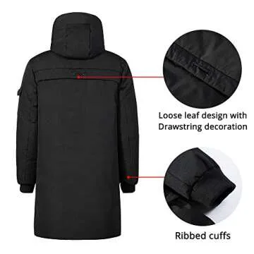 Pioneer Camp Men's Warm Winter Jacket for Cold Weather