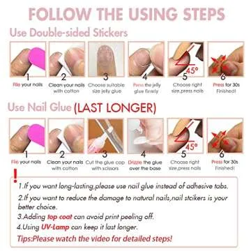 KXAMELIE Press on Nails Short Brown Stripes Full Cover Nude Glue on Nails Fake Nails with Nails Glue Glossy Oval False Nails Cute Nails Full Nail Press Ons Finger Manicure Acrylic Nails press on 24 PCS