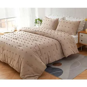 Ultra Soft JANZAA Queen Comforter Set - 3 Piece Bedding