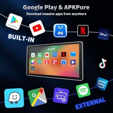 4-in-1 Wireless CarPlay & Android Auto Adapter with Streaming