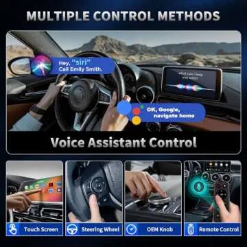 4-in-1 Wireless CarPlay & Android Auto Adapter with Streaming