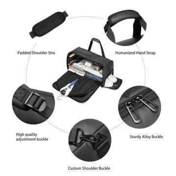 Moulyan Garment Duffle Bag for Stylish Travel