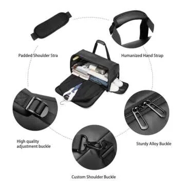Moulyan Garment Duffle Bag for Stylish Travel