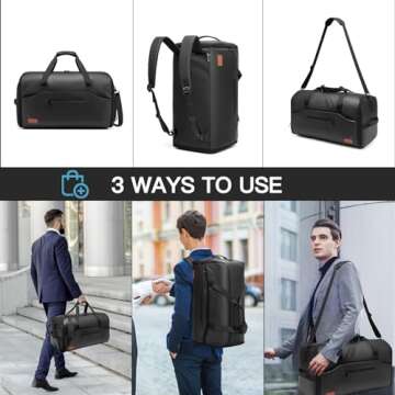Moulyan Garment Duffle Bag for Stylish Travel
