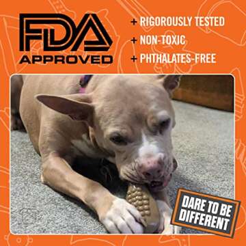 BULLYMAKE Nylon Turkey Leg Chew Toy For Dogs | Durable Dog Toy for Aggressive Chewers | Made in USA