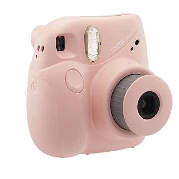 Fujifilm Instax Mini 7+ Camera, Easy to Operate, Portable, Handy Selfie Mirror, Polaroid Camera, Per...