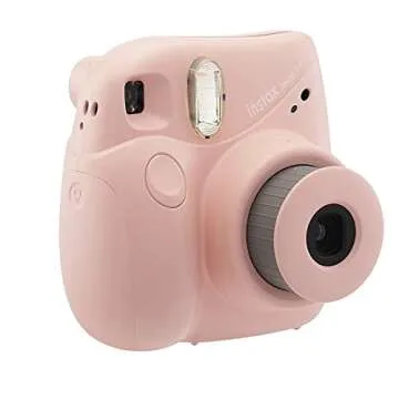 Fujifilm Instax Mini 7+ Camera, Easy to Operate, Portable, Handy Selfie Mirror, Polaroid Camera, Per...