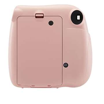 Fujifilm Instax Mini 7+ Camera, Easy to Operate, Portable, Handy Selfie Mirror, Polaroid Camera, Perfect for Beginners and Experts, Sleek and Stylish Design - Light Pink (Renewed)