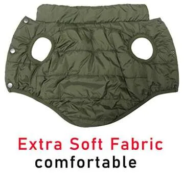 JoyDog Super Warm Fleece Lined Dog Jacket for Winter