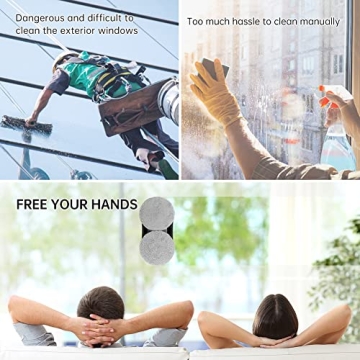 AlfaBot Window Cleaning Robot X6 Automatic Smart Glass Cleaner