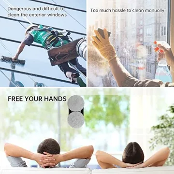 AlfaBot Window Cleaning Robot X6 Automatic Smart Glass Cleaner