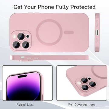 Soft Touch iPhone 15 Pro Max Case with Camera Protector