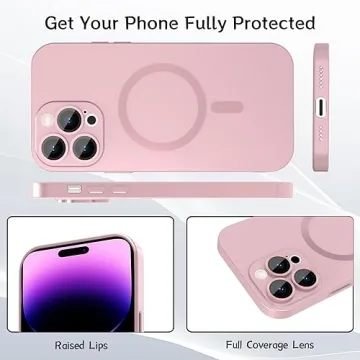 Soft Touch iPhone 15 Pro Max Case with Camera Protector
