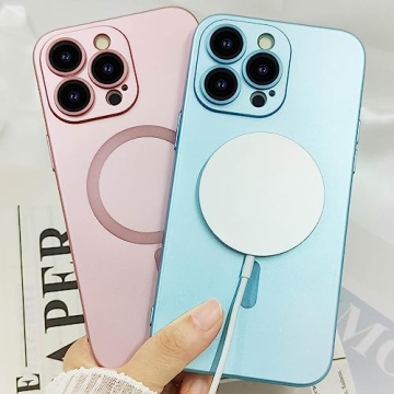 Soft Touch iPhone 15 Pro Max Case with Camera Protector