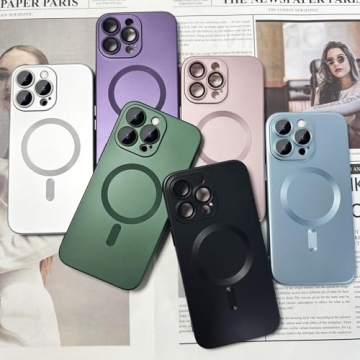 Soft Touch iPhone 15 Pro Max Case with Camera Protector