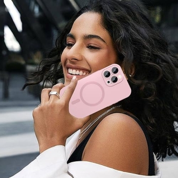 Soft Touch iPhone 15 Pro Max Case with Camera Protector