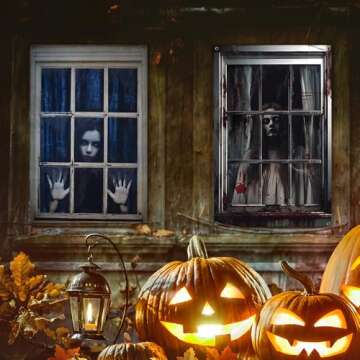 Halloween Window Decorations for Spooky Home Decor
