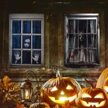 Halloween Window Decorations for Spooky Home Decor