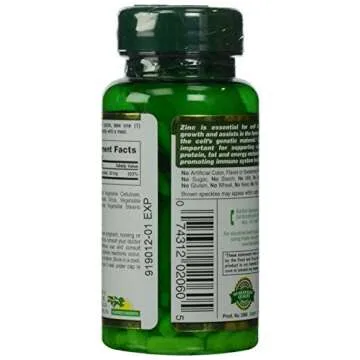Nature's Bounty Zinc (Zinc Gluconate) 50 mg, 100 Caplets