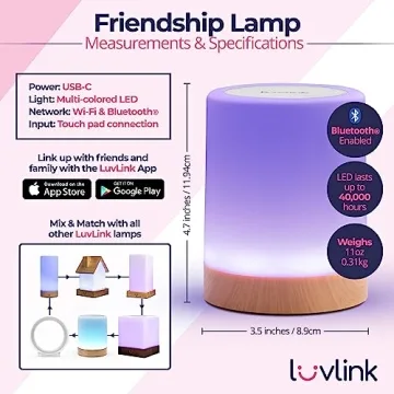 Connected Friendship Lamp Set - WiFi & Bluetooth