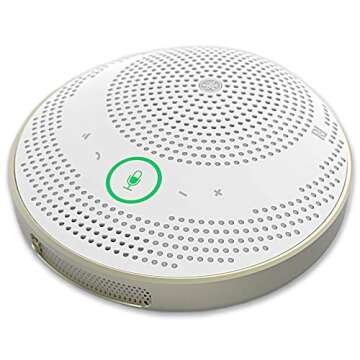 YAMAHA YVC-200 Portable USB & Bluetooth Speakerphone, Hold Meetings Anywhere, Noise Reducing Confere...