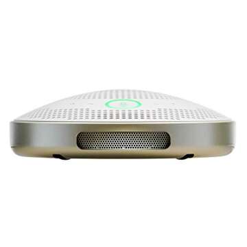 YAMAHA YVC-200 Portable USB & Bluetooth Speakerphone, Hold Meetings Anywhere, Noise Reducing Conference Phone with 10-Hour Rechargeable Battery Life