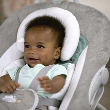 Ingenuity InLighten 2-in-1 Baby Swing Rocker Cool Mesh Vibrations