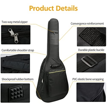 Mdvora Guitar Accessories Set: Gig Bag, Stand & Strap