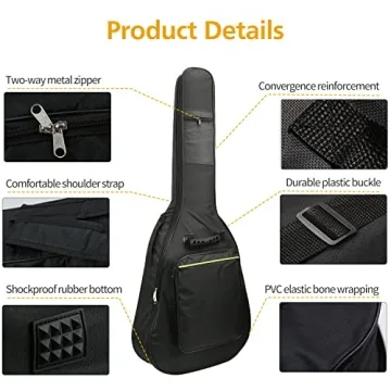 Mdvora Guitar Accessories Set: Gig Bag, Stand & Strap